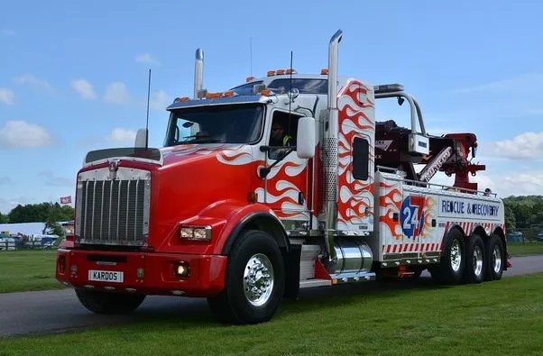 tow trucks in summer festival